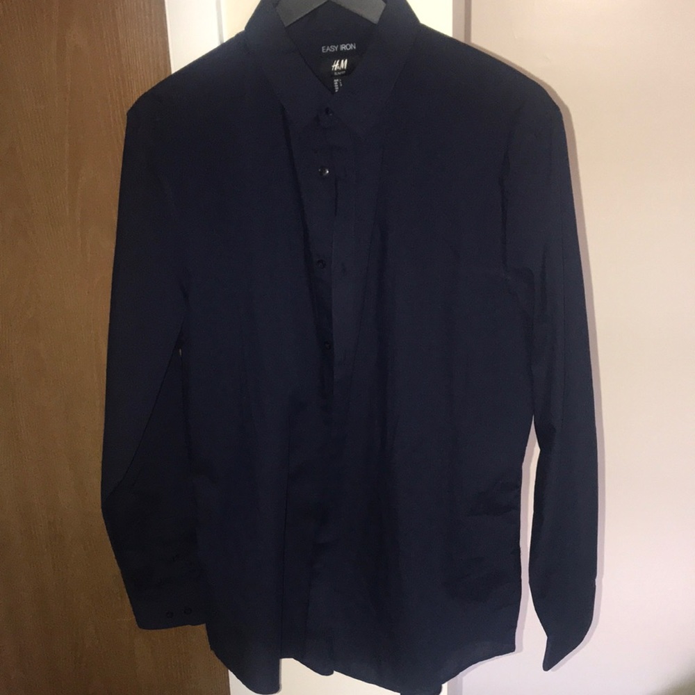 H&M Navy Blue button down